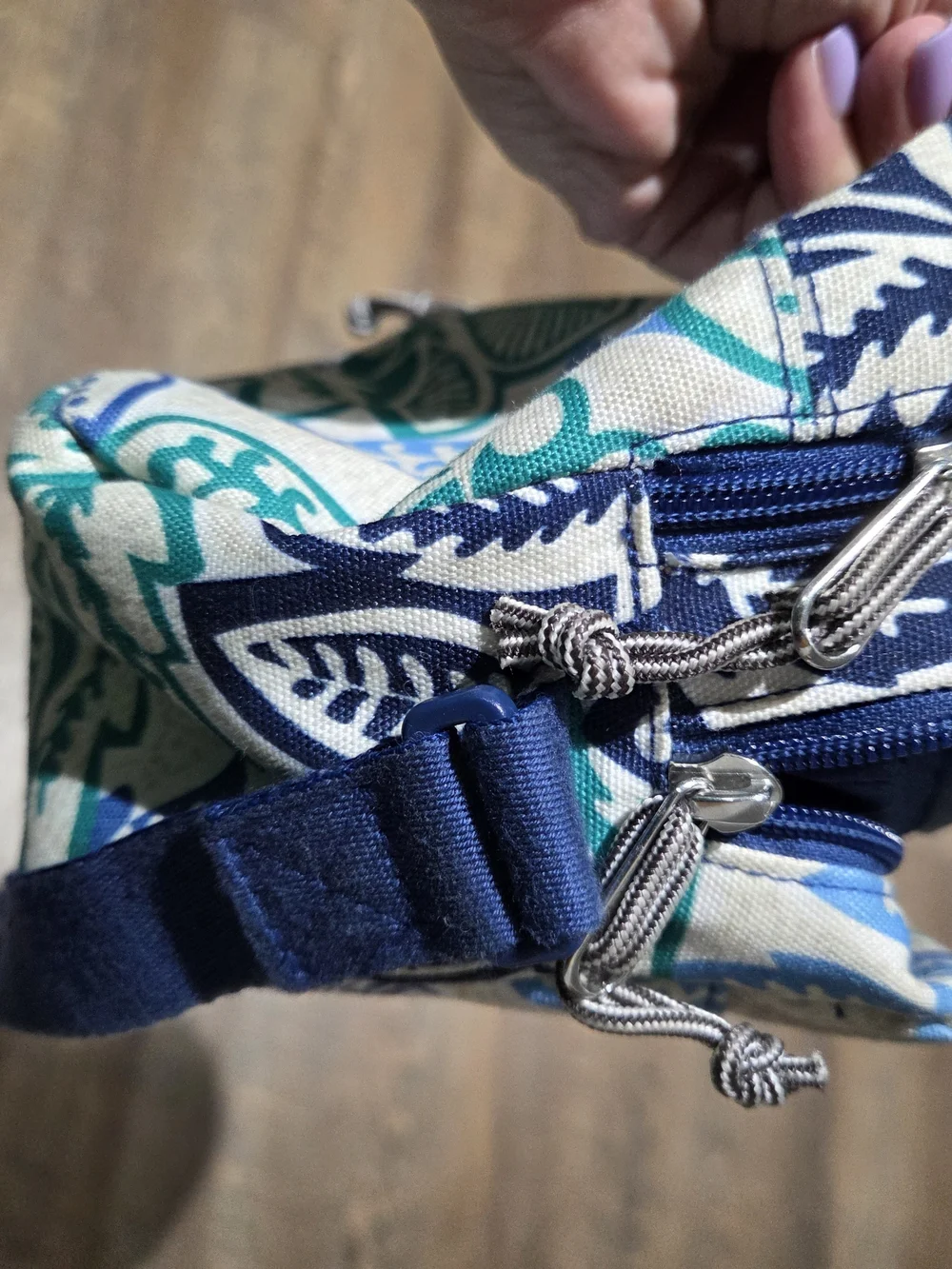 Blue Green Floral Crossbody Bag Vera Bradley